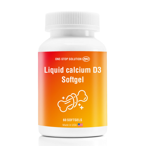 Liquid calcium D3 Softgel
