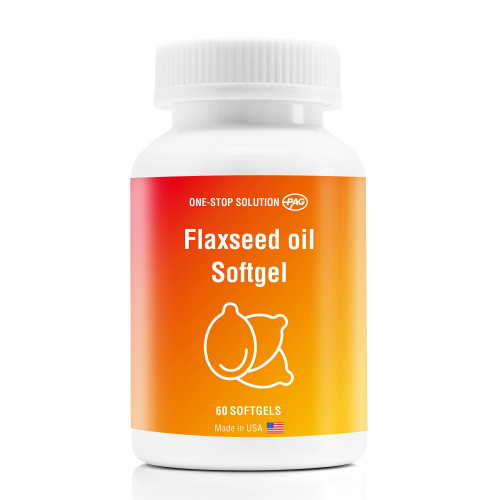 Flaxseed oil softgel capsule